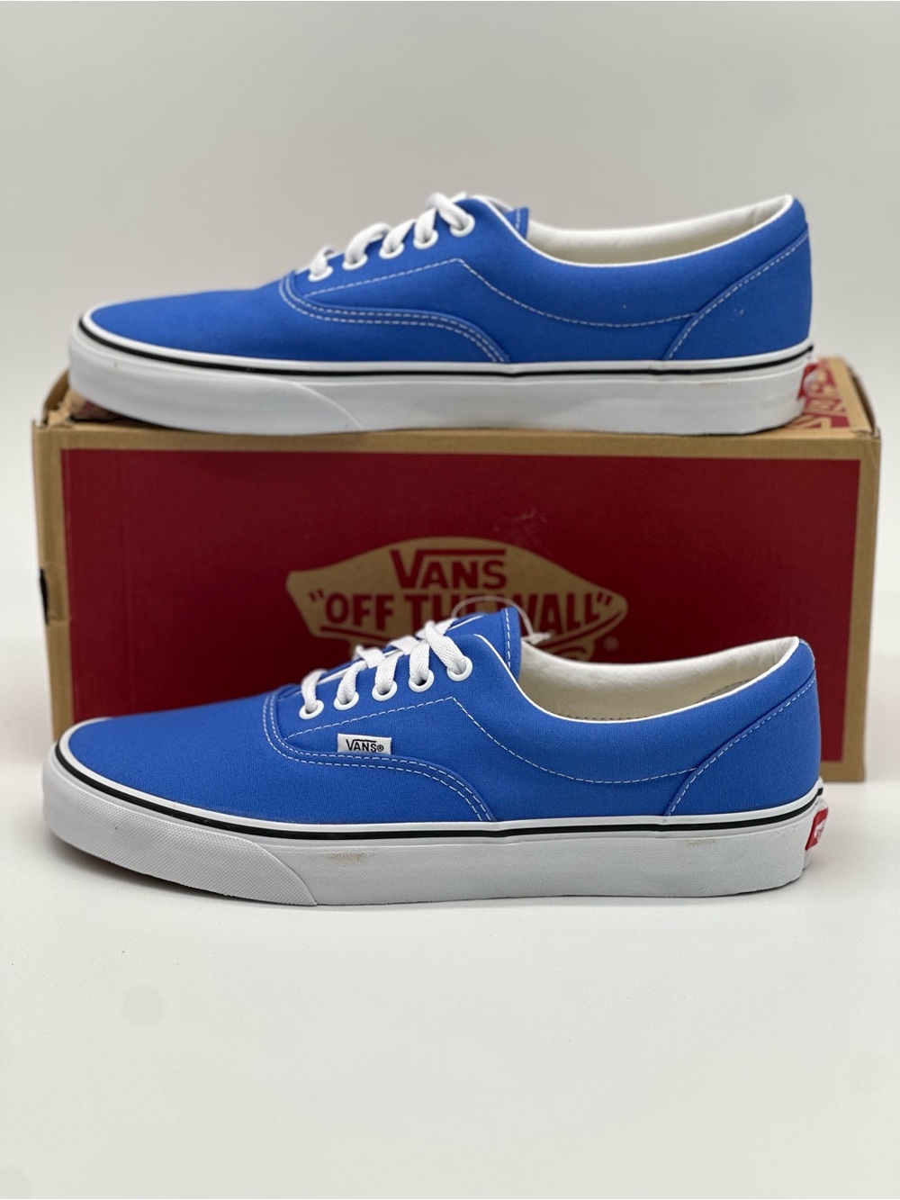 Vans Blue Low-Top Canvas Sneakers